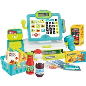 اسباب بازی صندوق فروشگاهی کودک سبز supermarket cashier toys BSCI Five Star_اسباب بازی